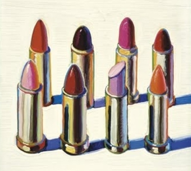 Wayne Thiebald, Lipstick (detail), 1964